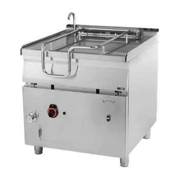 Sporák Pánev sklopná automatická plynová 80 l ocelové dno | REDFOX - BRM 90/80 G