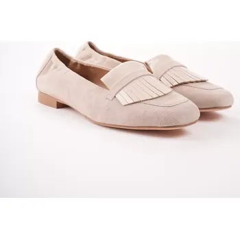 Dámské mokasíny REGARDE LE CIEL dámské mokasíny semišové béžové
