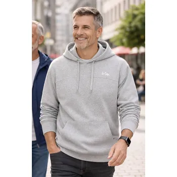 Pánské oblečení pánská mikina LEE COOPER - GREY - 2XL (Lee Cooper OTH Hoody)