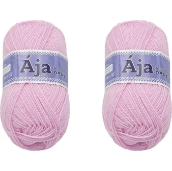 Příze SET 2ks - Příze ÁJA Růžová 993 50g / 217 m