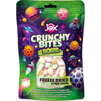 Sušené ovoce JOX kyselé mrazem sušené bonbóny s ovocnými příchutěmi 50 g
