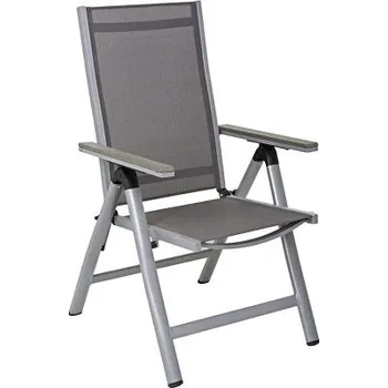 Zahradní nábytek Zahradní židle s područkami GARDEN PLEASURE Grace 305330, šedá - N Garden Pleasure