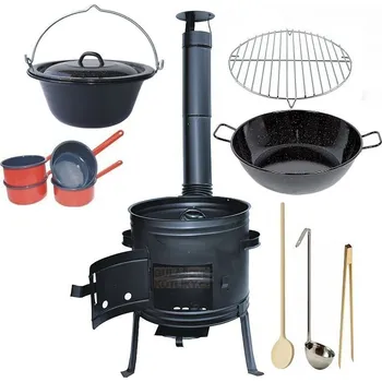 kotlíky Kotlíkový set Párty 3 v 1 smalt 42 hluboká pánev FULL