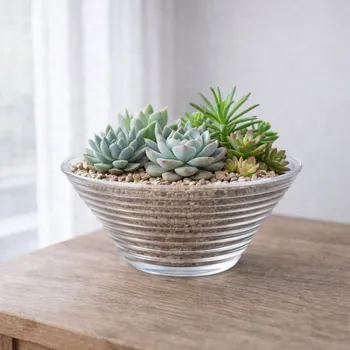 Váza Duif Skleněná kulatá mísa Tucson S