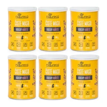 Natureca Dog Kousky kuřete konz. 6x400g