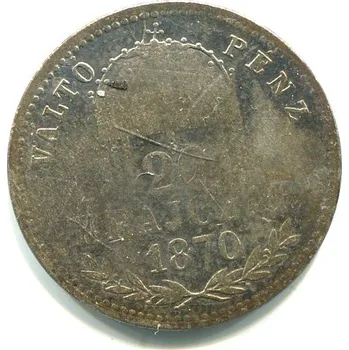 František Josef I. 20 Krajczár 1870/GYF. Ag.