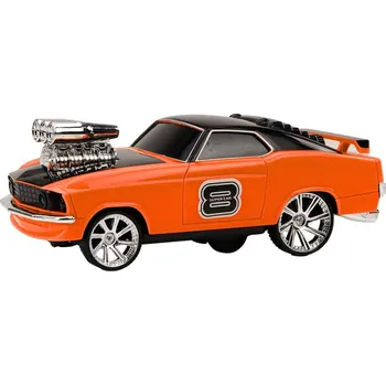 Robot LEAN Toys 18566 Dálkově ovládané auto 1:18 Drift 360 světla zvuky, oranžové