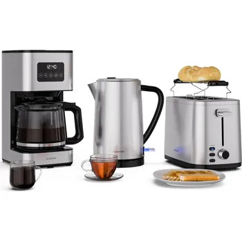 Set domácích spotřebičů Klarstein Verosteel snídaňový set 60003286