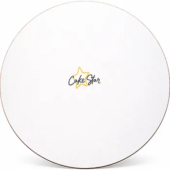 Cake Star Tác pevný dřevovláknitý bílý 18cm, balení 50ks