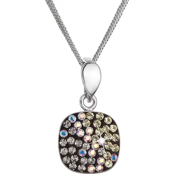 Náhrdelník Stříbrný náhrdelník se Swarovski krystaly 32088.3 moonlight rhodiované stříbro, Swarovski krystaly