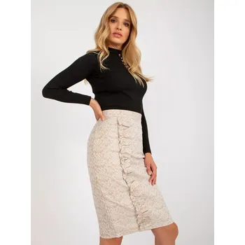 Dámská sukně Sukně LK SD 506633.11 béžová 40