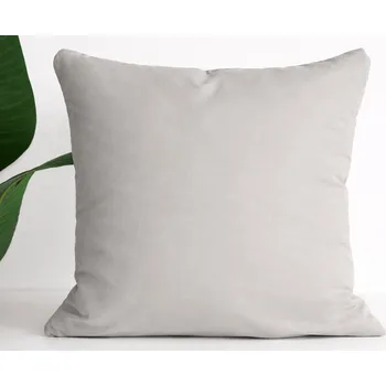 Povlak na polštářek XPOSE® Bavlněný povlak na polštář MICHAELA - světle šedý 50x50 cm, Bavlna + Prodloužená možnost vrácení zboží do 50 dnů