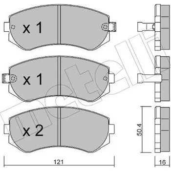 Auto-moto KLOCKI HAM.NISSAN ALMERA 97-99