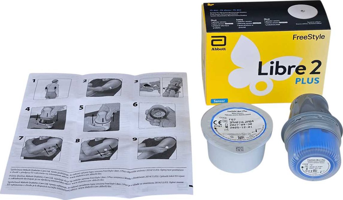 SENZOR FREESTYLE LIBRE 2 PLUS s českým návodem