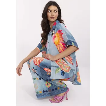 Dámská košile Košile DHJ KS 19007 6.86 modrá jedna velikost