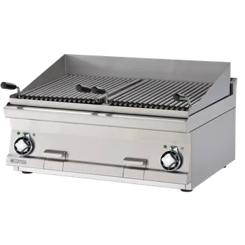 Kuchyňský gril Vodní gril elektrický ohřev nepřímý dvojitý 2x 38x43 bez podestavby 400 V | RM - CWT-68ET