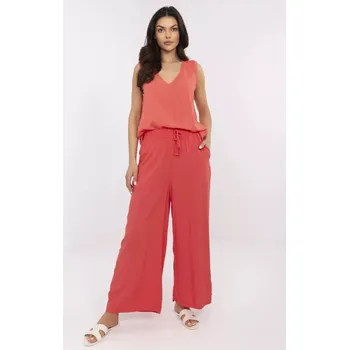 Dámské kalhoty Kalhoty D73761M62237B coral XL