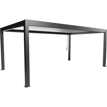 Pergola Biohort Hliníková Pergola 6x3,5, tmavě šedá metalíza / stříbrná metalíza (Originální pergola v kvalitě od Biohort)