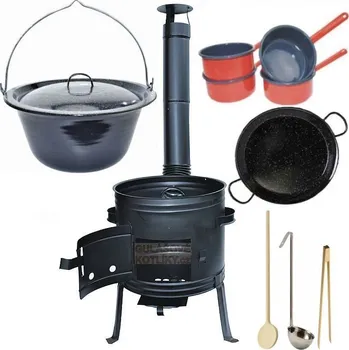 kotlíky Kotlíkový set Párty 2 v 1 smalt 42 FULL