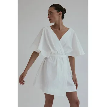 Dámské šaty Šaty MUUV. GATINHO suk.krot.kimono.GATINHO bílá 00X, vel. L