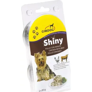 Pro psa Gimborn ShinyDog kuře a hovězí 2x85g