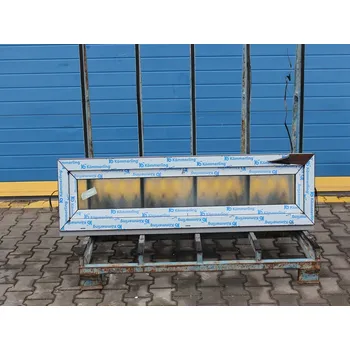 Okno KNIPPING Plastové Okno Eiche Dunkel Bílá S 1600x400 mm