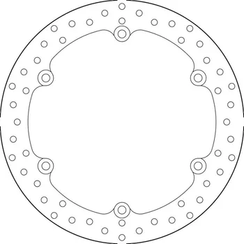 Brzdový kotouč Brembo Serie Oro brzdový kotouč 68B407K3