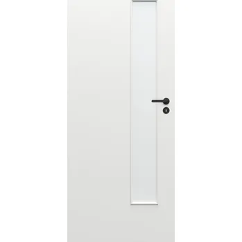 Interiérové dveře Porta doors Interiérové dveře bezfalcové 80 L, 848 × 1970 mm, fólie, levé, bílé, prosklené&nbsp;SCAP0L0L08SBI0A8U0O300