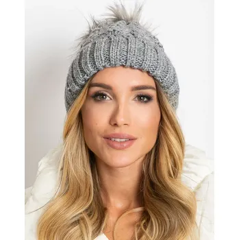 Čepice Dámská čepice AT CZ 1716501 šedá jedna velikost