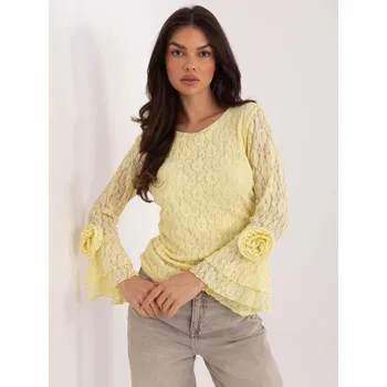 Dámské oblečení Halenka IT BZ 22122.85 světle žlutá jedna velikost