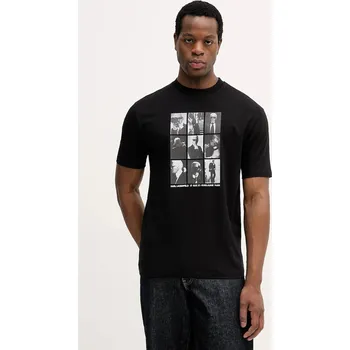 Pánské tričko Bavlněné tričko Karl Lagerfeld 561225.755149 černá 99X, vel. XL
