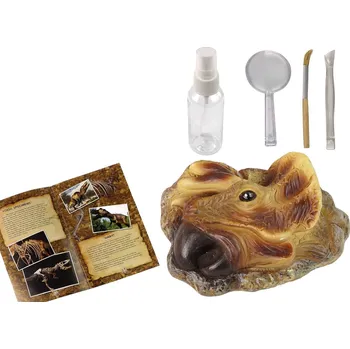 Hračka LEAN Toys 14061 Edukační sada Vykopávky dinosaurus Triceratops