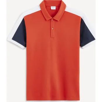 Celio Polo tričko Veblock 1096729 Oranžová M