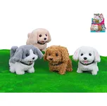 Mikro trading Pejsek plyšový - 18 cm - chodící, se zvukem