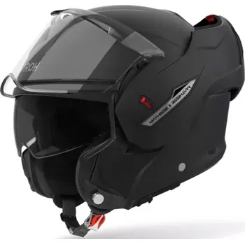 Motodoplněk Překlápěcí helma na motorku Airoh Mathisse 2 Color matná černá 2XL