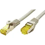 S/FTP patchkabel kat. 7, s konektory RJ45, LSOH, 30m, šedý - 21.92.2571