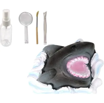 Dětská vědecká sada LEAN Toys 14062 Vzdělávací sada výkopávky - žralok