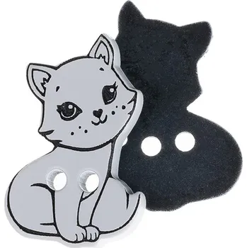 Knoflík - sada 3 ks Bílá 400256 25x20 mm