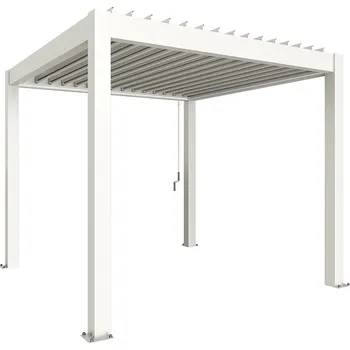 Pergola Biohort Hliníková Pergola 3x3, Bílá (Originální pergola v kvalitě od Biohort)