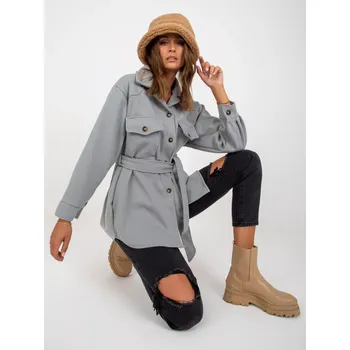 Dámský kabát Dámský kabát EM EN 2939 1.59P šedý jedna velikost