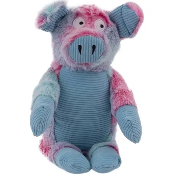 Hračka pro psa HAP TOY MĚKKÝ PRASÁTKO PLUSH MODRÉ