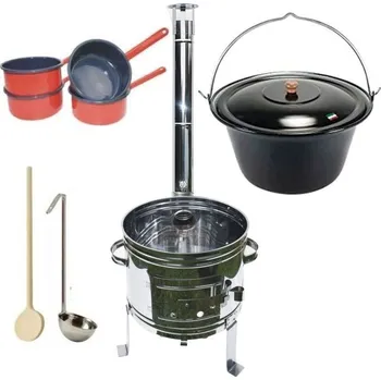 kotlíky Kotlíkový set Párty Echo smalt full 42 cm