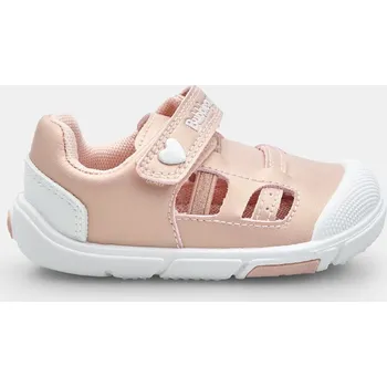 Dívčí sandály Bubblegummers dětské uzavřené sandály se suchým zipem růžové, vel. 21