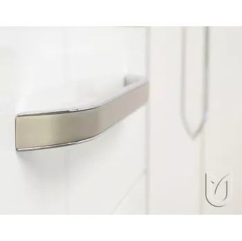 Nábytkové kování TULIP Úchytka Bari 192 chrom lesklý/imitace nerezi (TULIP Úchytka Bari 192 chrom lesklý/imitace nerezi)