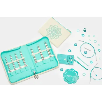 Nástroj na niť a příze Sada jehlic KnitPro Mindful Kidness set - vyměnitelné krátké 10cm (7ks)