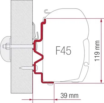 Markýza Fiamma Adaptér Rapido 450cm