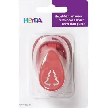 Děrovačka HEYDA ozdobná děrovačka 3D velikost S - stromek 1,7 cm