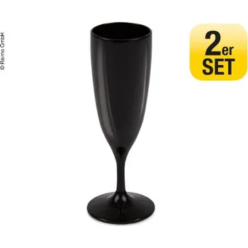 Sklenice Camp4 Sklenice Black sekt 2ks