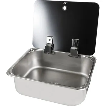 Nerezový dřez Can Dřez Se skleněným krytem