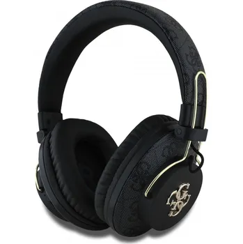 Sluchátka Bezdrátová sluchátka Guess PU 4G Metal Logo ENC Black